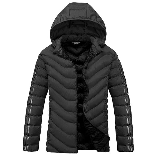 Chaqueta Acolchada con Capucha - Abrigo Casual Cálido para Invierno - Image 3