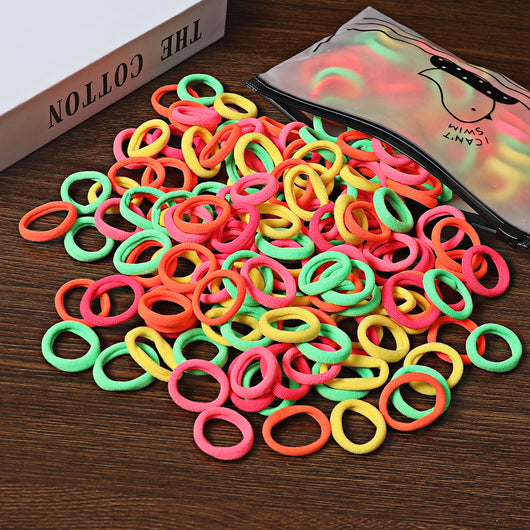 Set de 100 Bandas Elásticas Infantiles sin Tirones - Colores Pastel Suave - Image 24