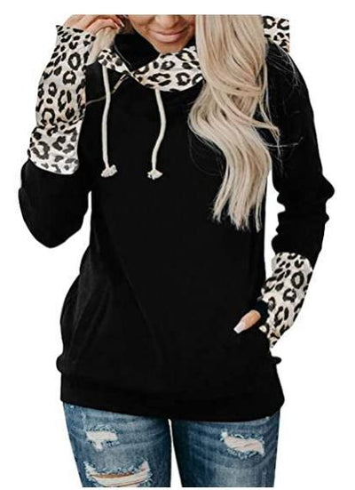 Sudadera Estampada con Capucha Acolchada y Costuras Decorativas - Image 12