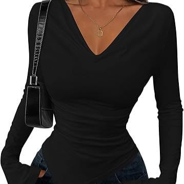 Blusa Asimétrica de Cuello Alto para Mujer - Diseño Sexy y Reductor - Image 3