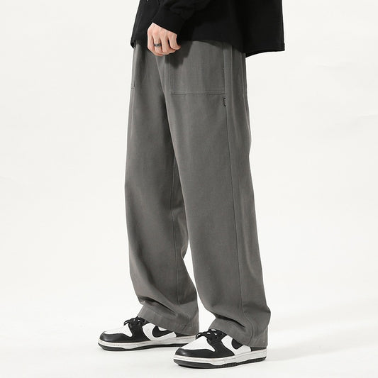 Pantalones Rectos Anchos Holgados para Hombre - Estilo Urbano