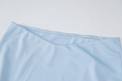 Conjunto de Verano Elegante: Top Rayado y Falda Ajustada Estilo Europeo - Image 8