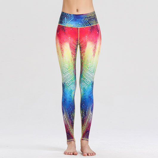 Pantalones de Yoga Estampados de Secado Rápido - Image 4
