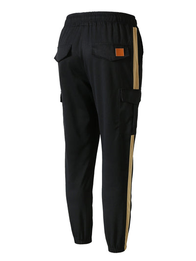 Pantalones Deportivos Casuales de Corte Recto con Costuras Otoñales - Image 24