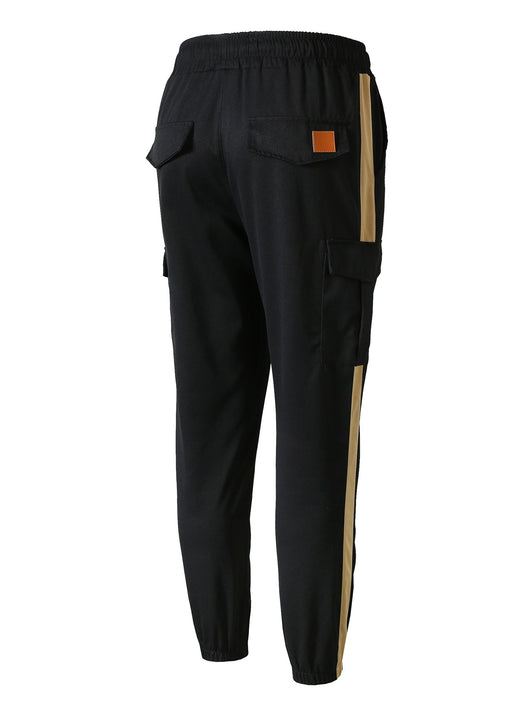 Pantalones Deportivos Casuales de Corte Recto con Costuras Otoñales - Image 24