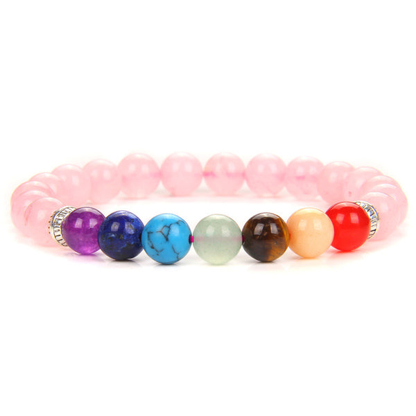 Pulsera de Chakras con Piedras Energéticas para Yoga y Meditación