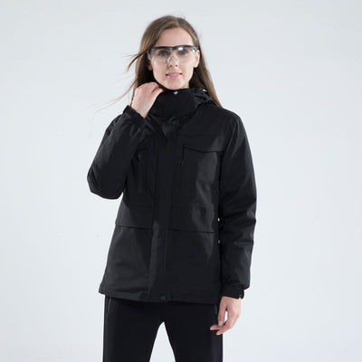 Chaqueta Montañera 3 en 1 Multibolsillos Talla Grande - Image 20