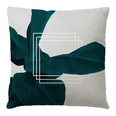 Almohada de Lino con Patrón de Árbol Floral - Image 2