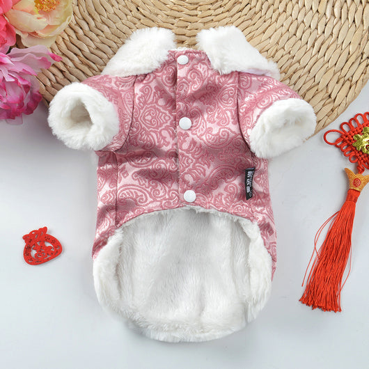 Traje Tang Festivo para Perros Pequeños - Colección Otoño Invierno - Image 3