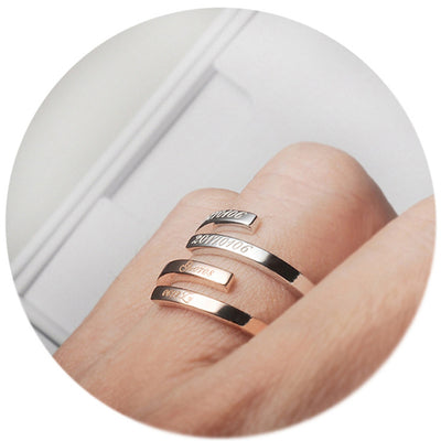Anillo de Plata Personalizable para Grabar - Diseño Artesanal - Image 7