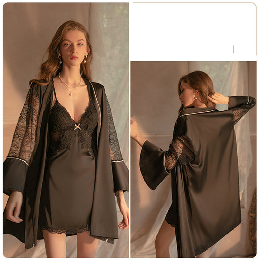 Pijama Camisón Mujer con Tirantes Ajustables - Conjunto Nocturno Elegante - Image 28