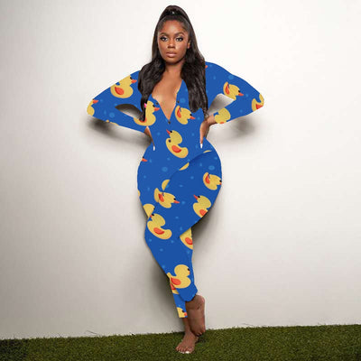 Jumpsuit Casual para Mujer con Estampado y Mangas Largas - Image 26