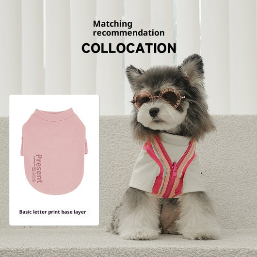 Chaleco Acolchado Reversible para Mascotas - Colores Pastel Invierno - Image 3