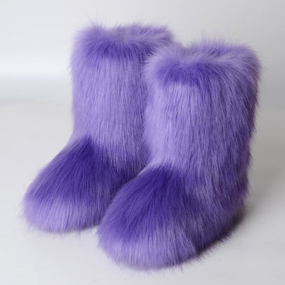 Botas de Nieve para Mujer con Forro Térmico y Diseño Elegante - Image 4
