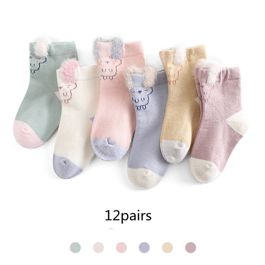 Calcetines de Algodón para Bebé con Diseños de Animales Tiernos - Image 7