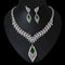 Conjunto de Aretes y Collar con Alas de Circón - Elegancia y Temperamento