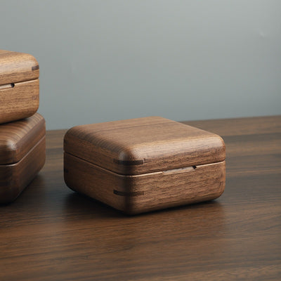 Caja de Madera Premium para Anillos de Matrimonio - Image 7