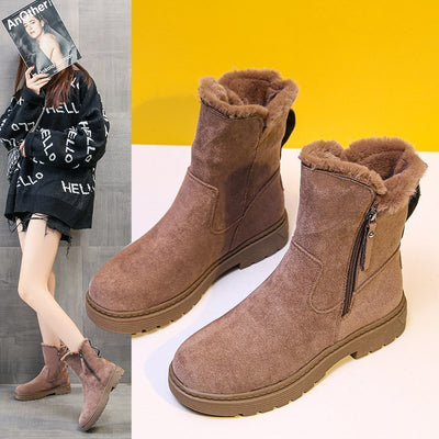 Botas de Nieve con Forro de Algodón y Terciopelo - Versátiles para Cualquier Estilo - Image 15