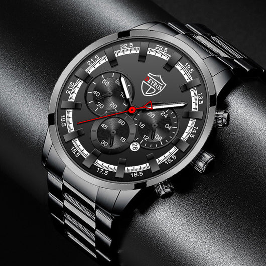 Reloj de Cuarzo Luminoso para Hombre - Elegancia Empresarial - Image 38