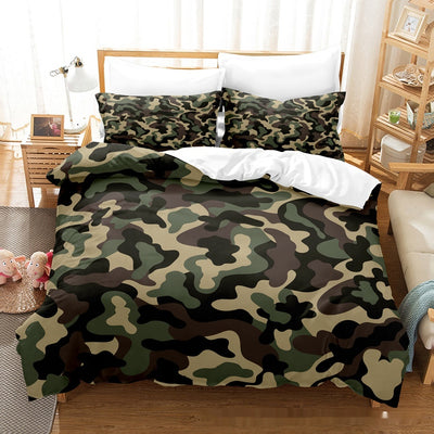 Juego de Edredón y Almohadas Estampado Textura Pelaje Animal - Image 19
