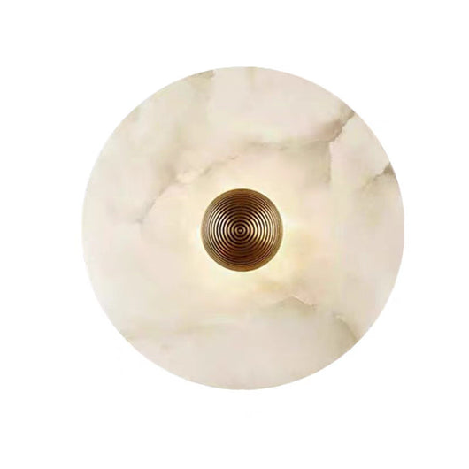 Lámpara de Pared Mármol con Base Cobre para TV y Dormitorio - Image 4