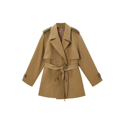 Gabardina Corta Elegante Casual para Mujer - Image 3