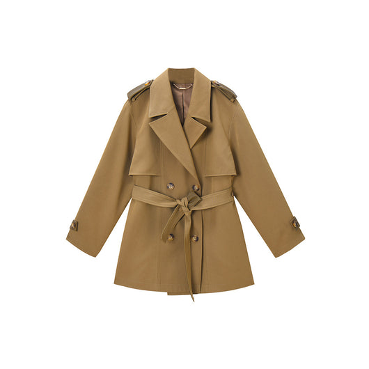 Gabardina Corta Elegante Casual para Mujer - Image 3