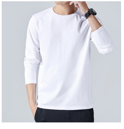 Camiseta Manga Larga Básica de Algodón para Hombre - Image 17