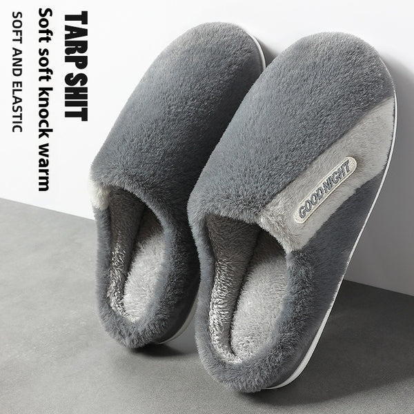 Pantuflas de Algodón Cálidas para Hombre con Suela Antideslizante - Image 6