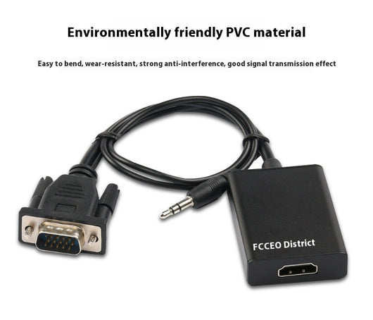 Adaptador VGA a HDMI con Audio y Alimentación - Conexión 1080p Plug and Play - Image 7