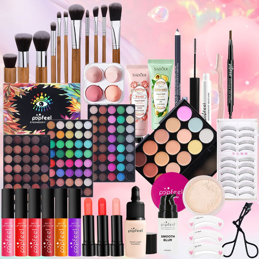 Paleta Portátil de Sombras y Brillo Labial Multifuncional - Image 12