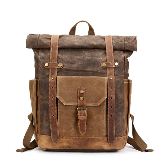 Bolsa Vintage de Cuero y Lona para Laptop - Estilo Profesional - Image 18