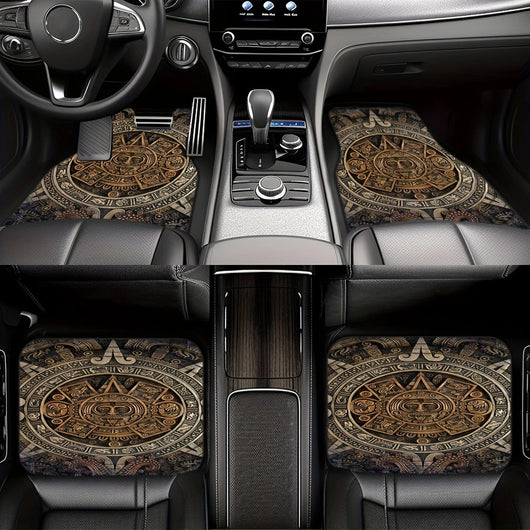 Tapete Bohemio Vintage para Auto - Alfombra Estilo Étnico - Image 16