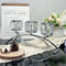 Candelabro de Cristal Metal de Tres Brazos para Decoración