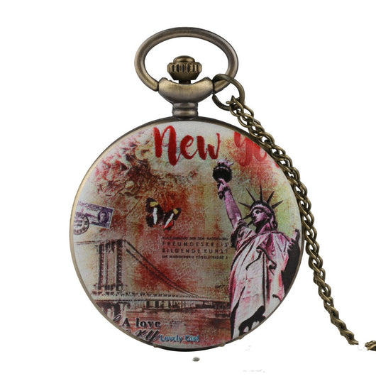 Reloj de Bolsillo Diosa del Arte - Pintura al Óleo - Image 7