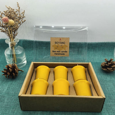 Vela de Cera de Abeja Aromaterápica sin Humo para Oración y Romance - Image 9