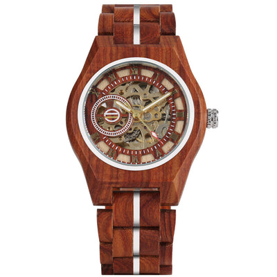 Reloj Automático para Hombre con Esfera Calada de Estilo Romano - Image 11