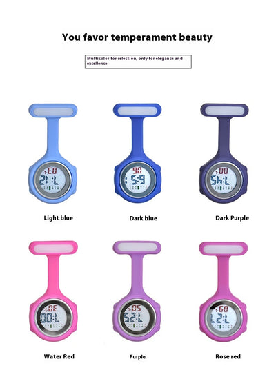 Reloj Digital Multifuncional para Enfermeras con Cronómetro de Silicona - Image 25