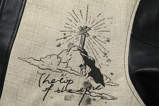 Chaqueta Suelta Estilo Retro Americano con Estampado de Alas de Ángel - Image 20