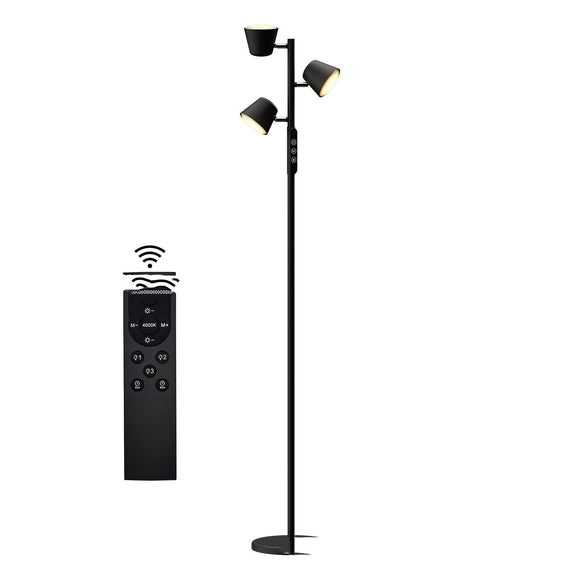 Lámpara de Pie 30W con Control Remoto y Pantalla Táctil