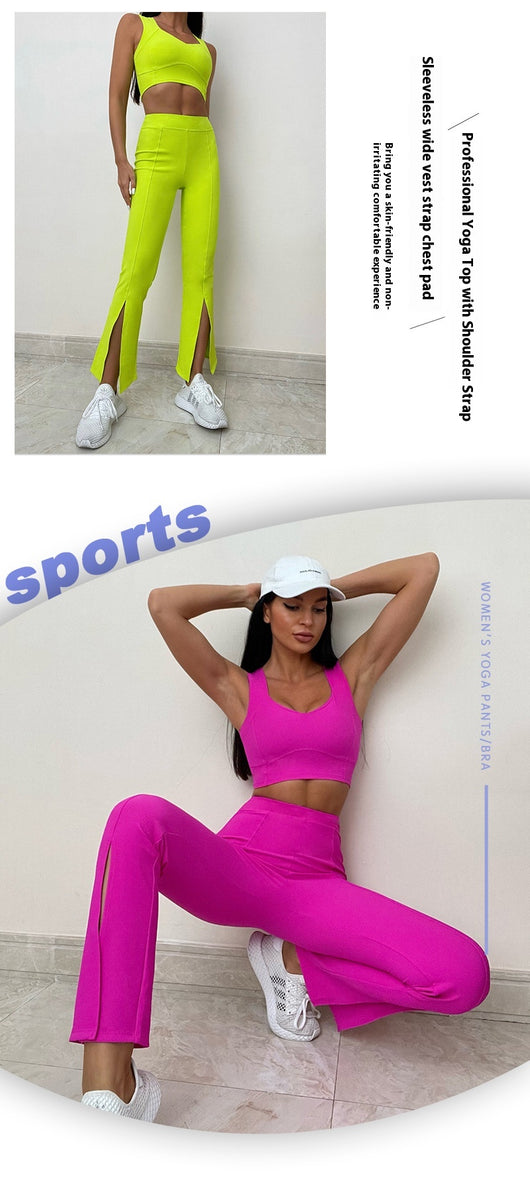 Pantalones Yoga Deportivos Ajustados con Drapeado - Image 15