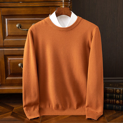Suéter Holgado de Cuello Redondo para Hombre - Manga Larga Casual y Profesional - Image 16