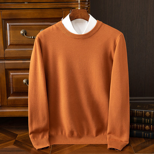 Suéter Holgado de Cuello Redondo para Hombre - Manga Larga Casual y Profesional - Image 16