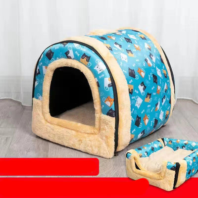Casa Cama para Gatos Cerrada Desmontable y Lavable - Image 5