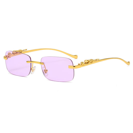 Gafas de Sol Retro Leopardo con Marco Metálico - Image 14