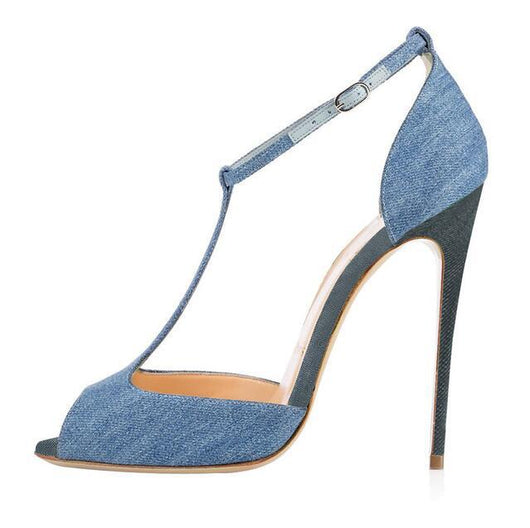 Sandalias Romanas Stiletto T-Strap Estilo Europeo Americano - Image 6