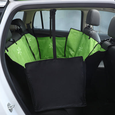 Tapete Protector para Mascotas en Auto - Diseño Impreso Doble Asiento Trasero - Image 30