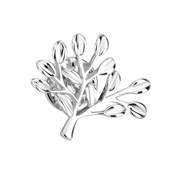 Broche Árbol de la Vida para Traje - Botón de Solapa Elegante para Hombre