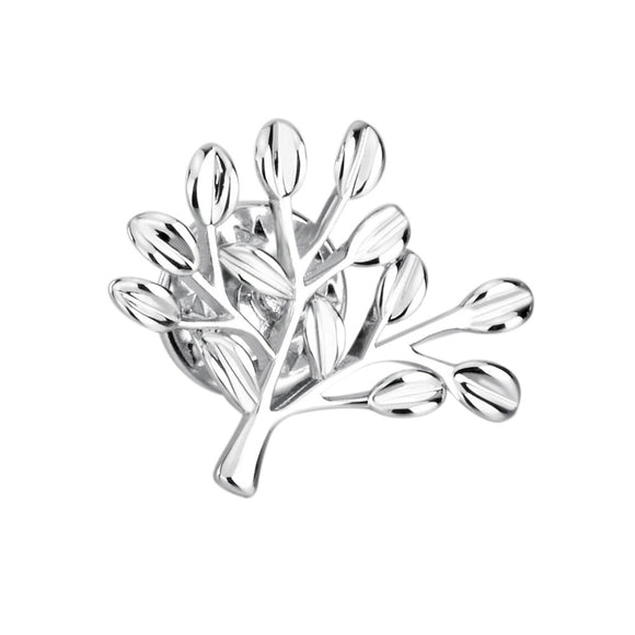 Broche Árbol de la Vida para Traje - Botón de Solapa Elegante para Hombre