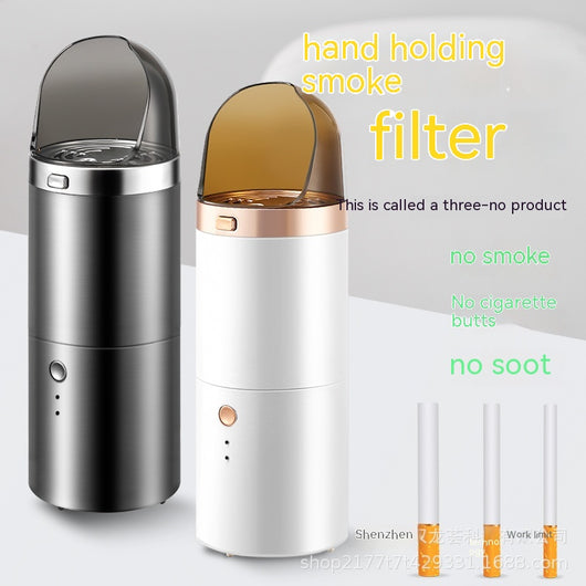 Purificador de Aire Portátil 2 en 1 - Cenicero Inteligente para Auto y Hogar
